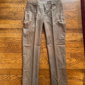 J. Crew khaki linen pants 31x32 slim fit